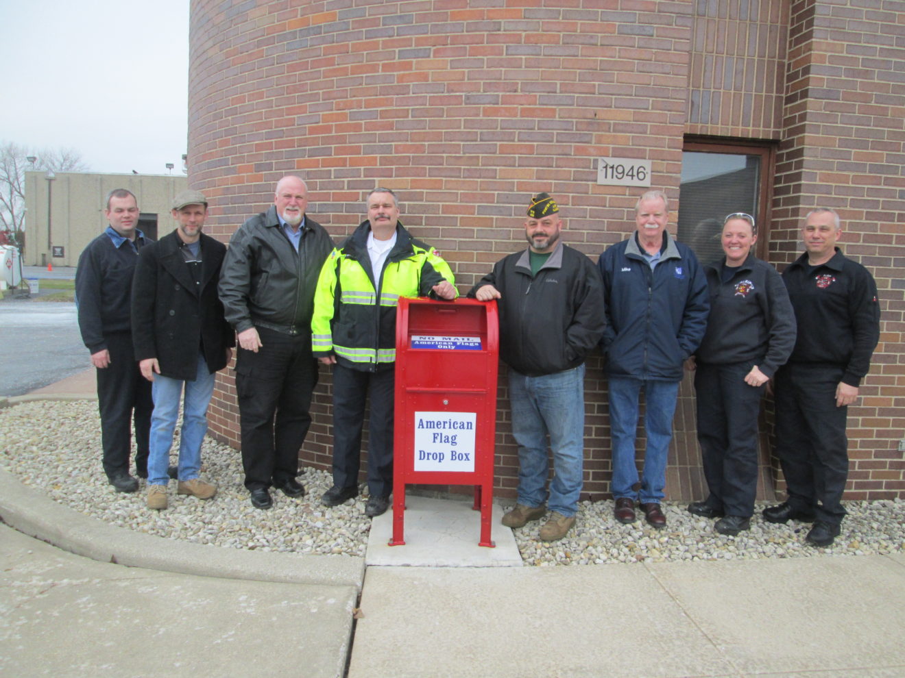 American Flag Dropbox Village Of Alsip