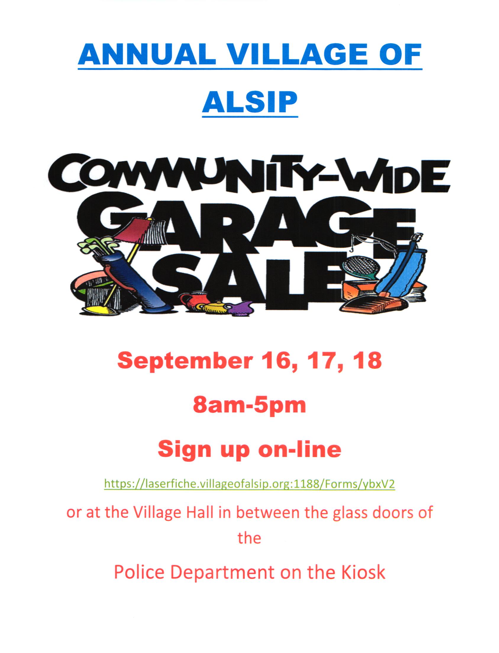 2022 CommunityWide Garage Sale (UPDATED MAP) Village Of Alsip